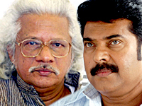 Mammootty and Adoor Gopakakrishnan Mammootty and Adoor Gopakakrishnan