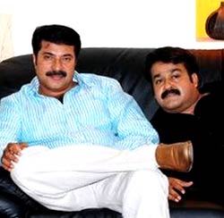 Mohanlal and Mammootty Mohanlal and Mammootty