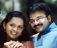 Jayasurya with Bhavana Jayasurya with Bhavana