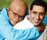Abhishek Act as the father of Big B Abhishek Act as the father of Big B