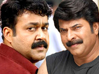 Mohanlal and Mammootty Mohanlal and Mammootty
