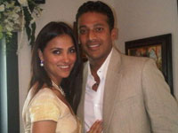 Mahesh Bhupathi and Lara Dutta Mahesh Bhupathi and Lara Dutta