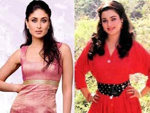 Kareena Kapoor and Mandakini Kareena Kapoor and Mandakini