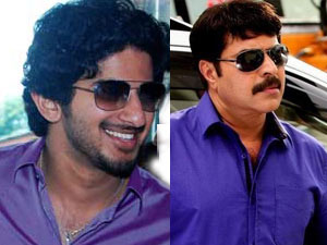 Mammootty and son Salman Mammootty and son Salman