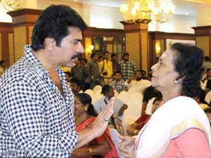Mammootty and Sukumari Mammootty and Sukumari