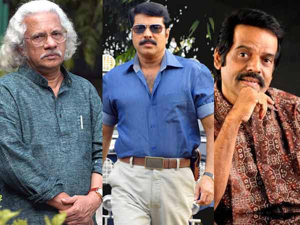 Adoor Gopalakrishnan-Mammootty-Balachandra Menon Adoor Gopalakrishnan-Mammootty-Balachandra Menon