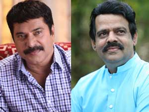 Mammootty and Balachandra Menon Mammootty and Balachandra Menon