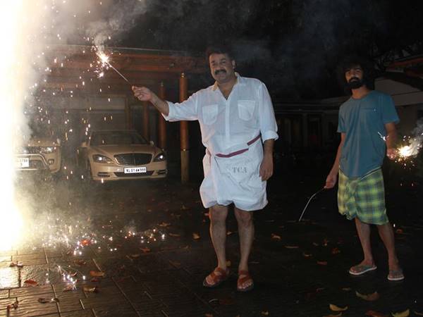 Mohanlal and Pranav Mohanlal and Pranav