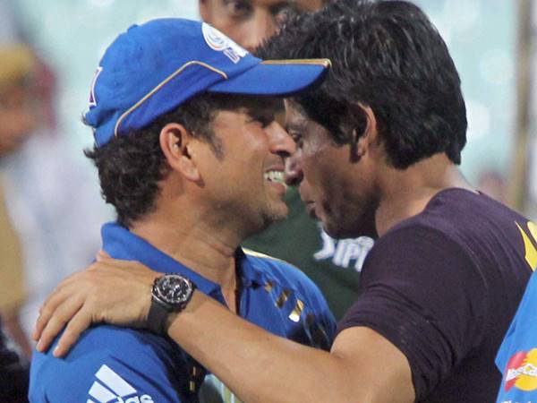 Shah Rukh Khan and Sachin Shah Rukh Khan and Sachin