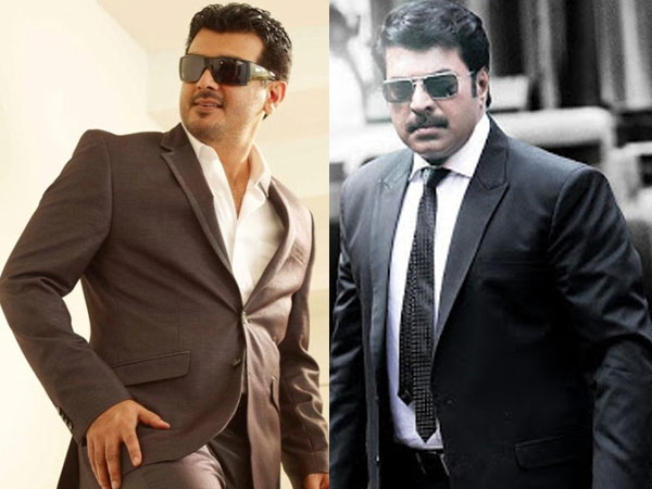 Ajith and Mammootty Ajith and Mammootty