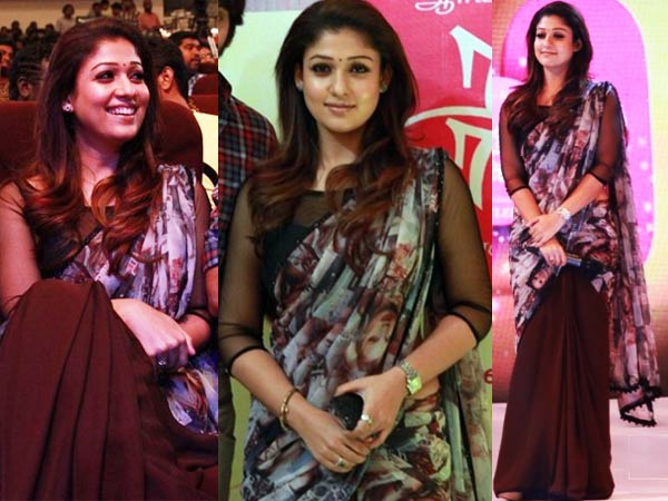 Nayanthara's Eyecatching Sari From Poorima Nayanthara's Eyecatching Sari From Poorima