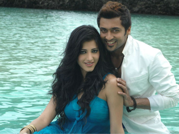 Surya and Sruthi Hassan Surya and Sruthi Hassan