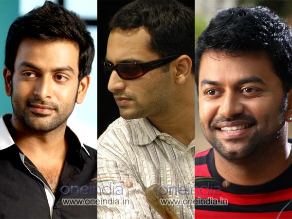 Prithviraj, Fahad Fazil, Indrajith Prithviraj, Fahad Fazil, Indrajith