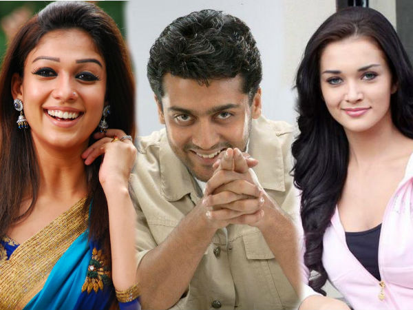 Surya, Nayanthara, Amy Jackson Surya, Nayanthara, Amy Jackson