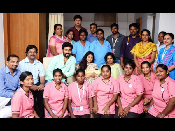 പ്രസന്നയും സ്നേഹയും കുഞ്ഞും