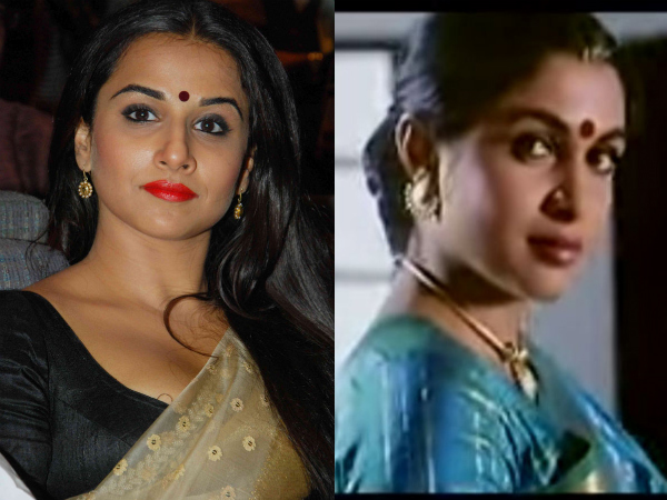 വിദ്യാബാലന്റെ വേഷം