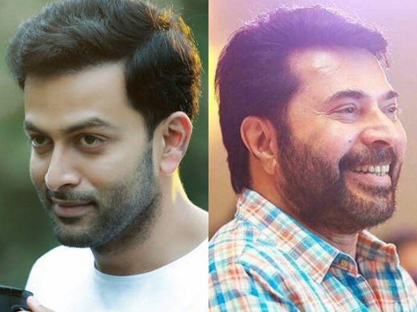 പൃഥ്വിരാജും മമ്മുട്ടിയും
