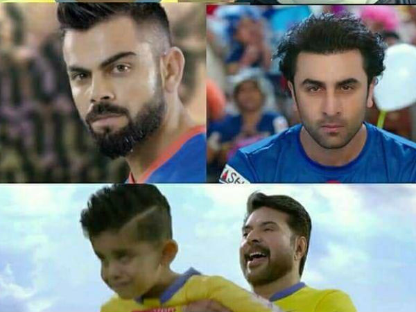 കേരള ബ്ലാസ്റ്റേഴ്സിന്റെ ജേഴ്സിയണിഞ്ഞ് മമ്മൂട്ടി