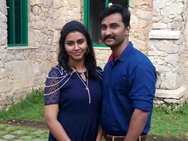 റിജിനും ശ്രീലക്ഷ്മിയും