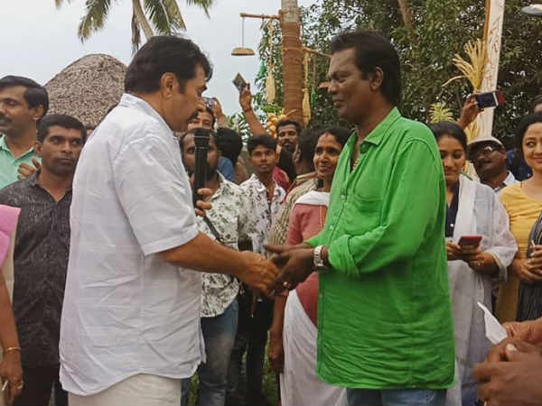 മധുരരാജ ലൊക്കേഷനിലെ ആഘോഷം