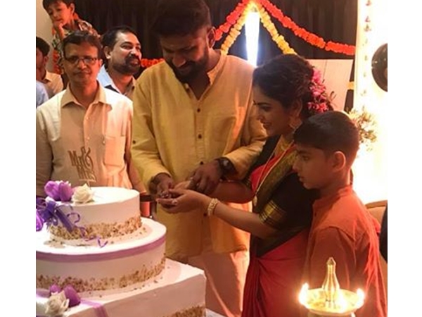 Srinda Arhans marriage video viral on social media Srinda Arhans marriage video viral on social media