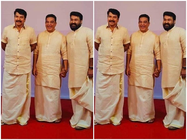 മോഹന്ലാലും മമ്മൂട്ടിയും കമല് ഹാസനും