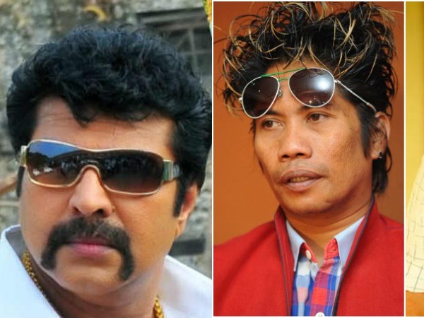 Mammootty and Peter Hein Mammootty and Peter Hein