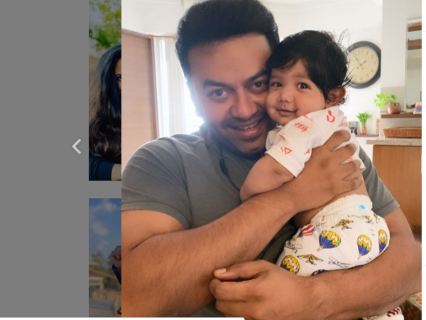 കുഞ്ഞതിഥിക്കൊപ്പം ഇന്ദ്രന്