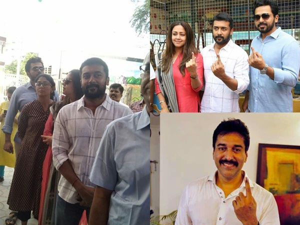 കുടുംബത്തോടൊപ്പം സൂര്യ