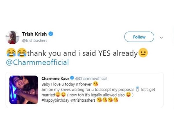 trisha-charmy kaur trisha-charmy kaur