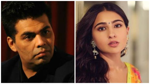 karan johar and sara karan johar and sara